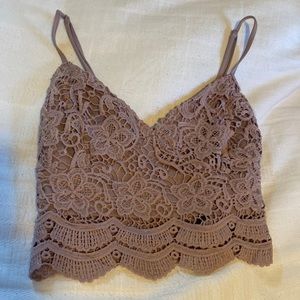 Super cute lace tank!